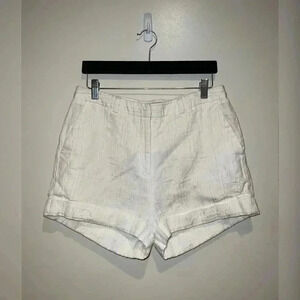 Christian Cota Silk White Shorts